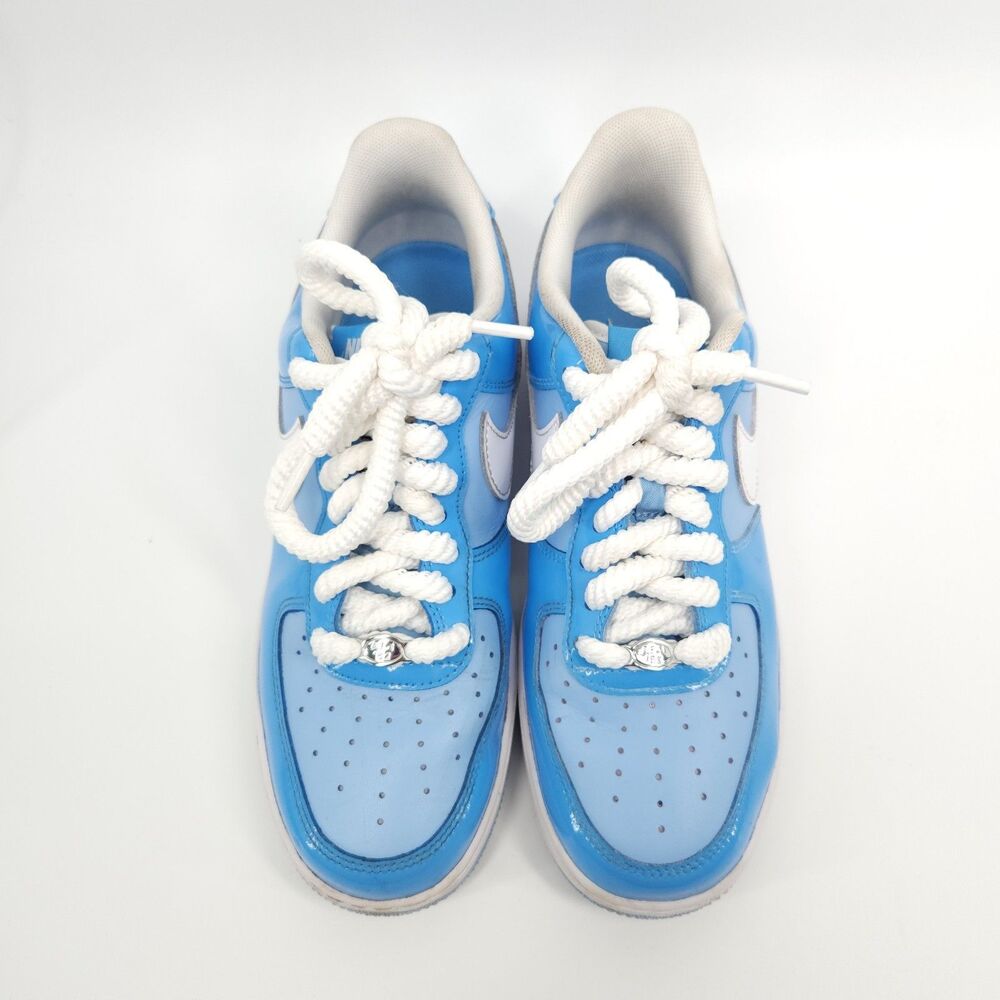 Nike Air Force 1 Low ‘07 LV8 Shoes Men Size 8 Psychic Blue HV9405-400 - Picture 2 of 9